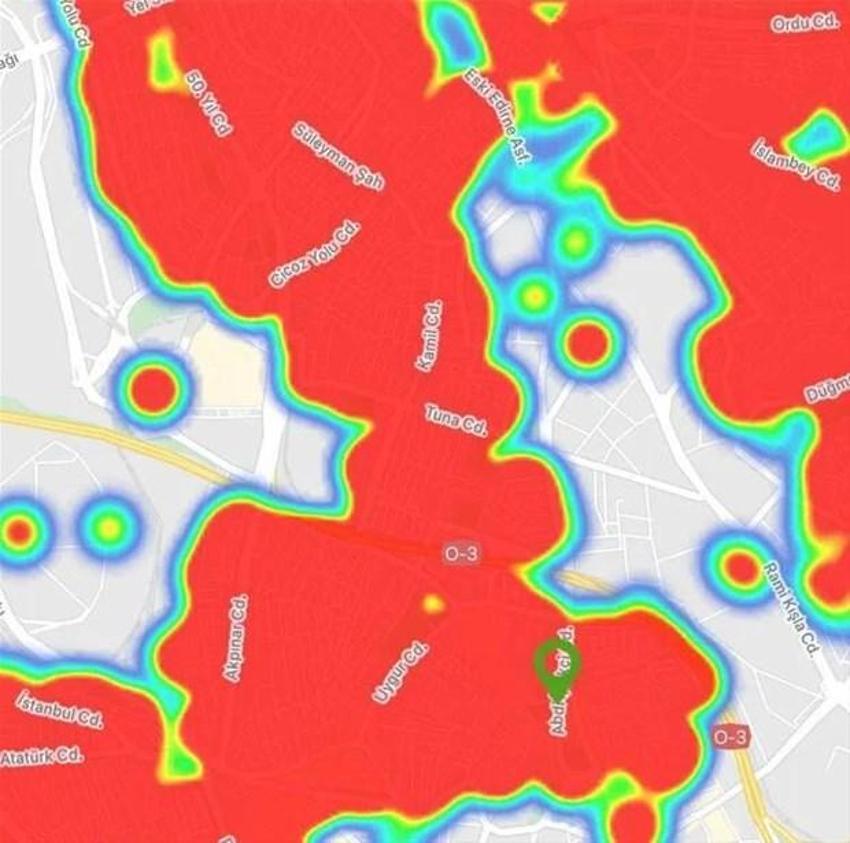 Koronavirüs haritası korku salıyor! Nüfusu 23 ilden fazla olan ilçede esnaf isyan etti...