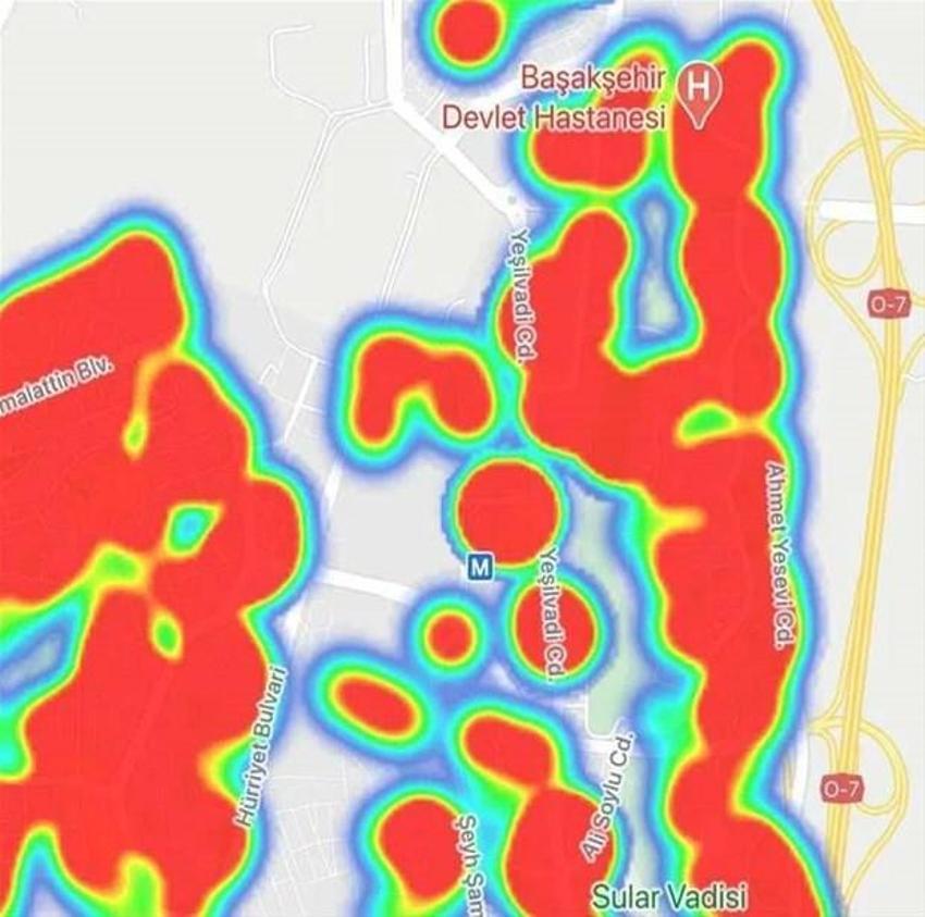 Koronavirüs haritası korku salıyor! Nüfusu 23 ilden fazla olan ilçede esnaf isyan etti...