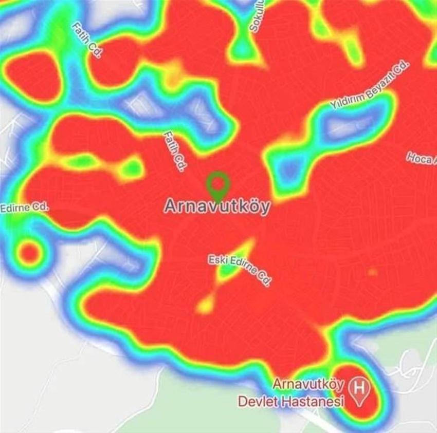 Koronavirüs haritası korku salıyor! Nüfusu 23 ilden fazla olan ilçede esnaf isyan etti...