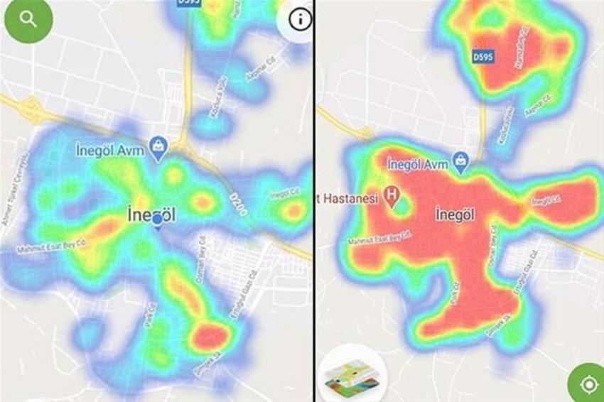 Koronavirüs haritası korku salıyor! Nüfusu 23 ilden fazla olan ilçede esnaf isyan etti...