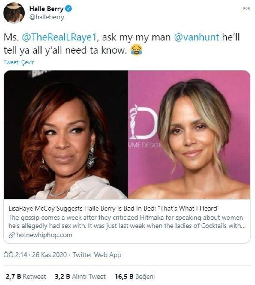'Halle Berry yatakta iyi değil' dedi! Açıklamaya bomba yanıt!