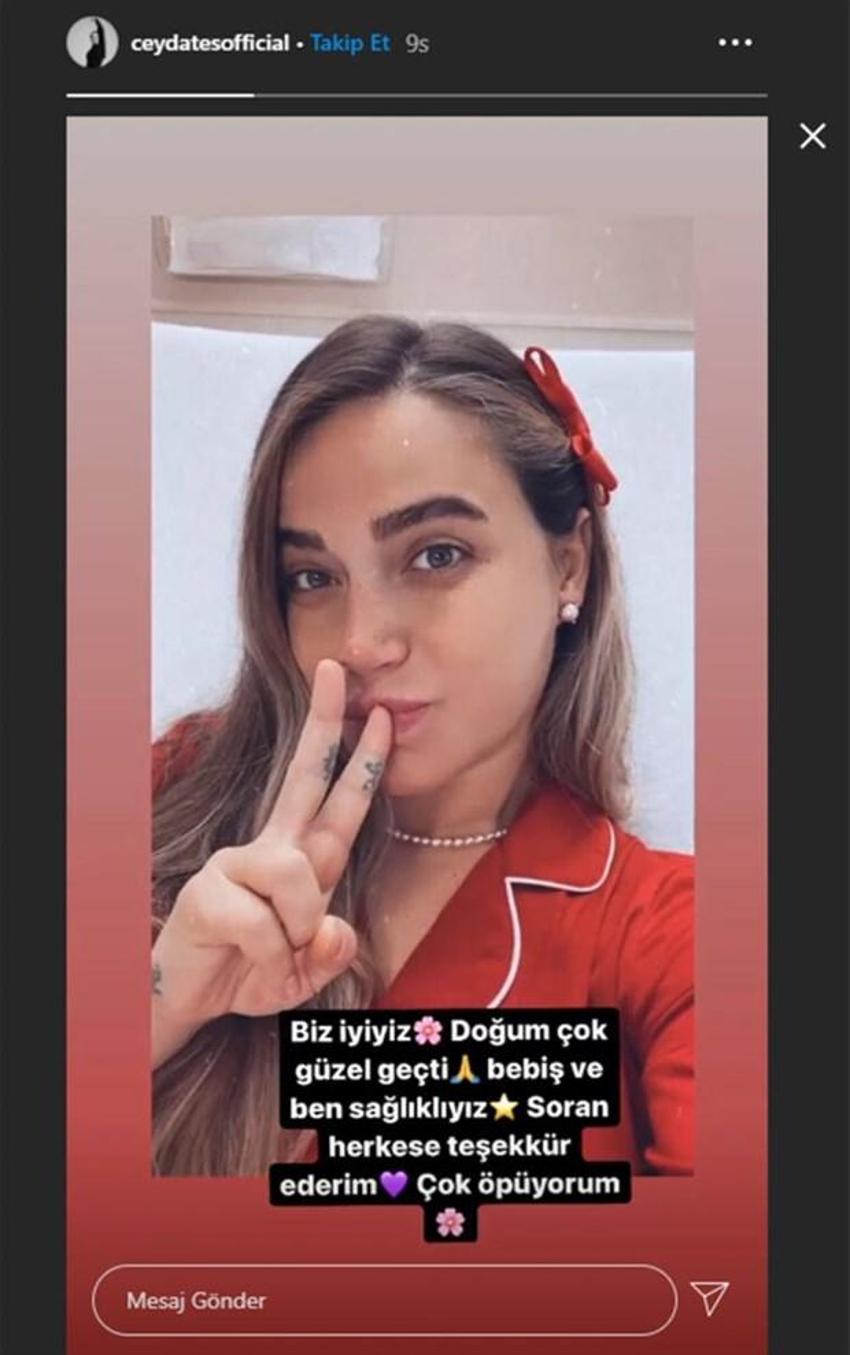 Oyuncu Ceyda Ateş'ten güzel haber geldi!