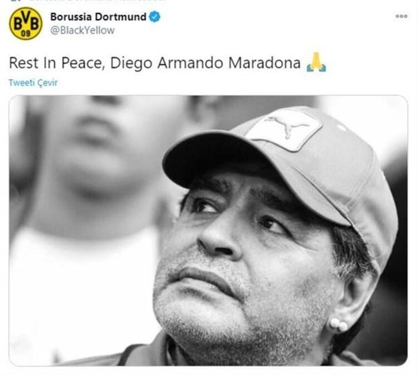 Diego Armando Maradona'nın vefatı sonrası spor dünyası yasta!