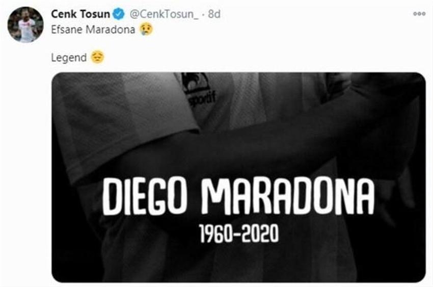 Diego Armando Maradona'nın vefatı sonrası spor dünyası yasta!