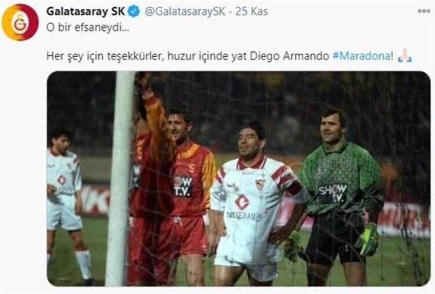Diego Armando Maradona'nın vefatı sonrası spor dünyası yasta!