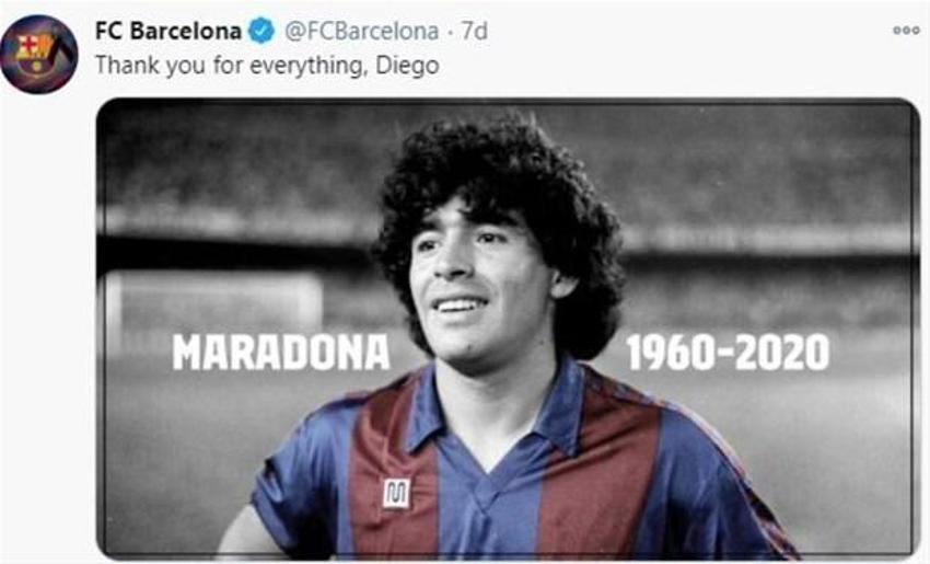 Diego Armando Maradona'nın vefatı sonrası spor dünyası yasta!