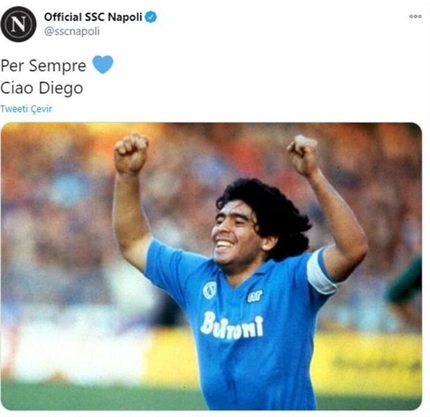 Diego Armando Maradona'nın vefatı sonrası spor dünyası yasta!