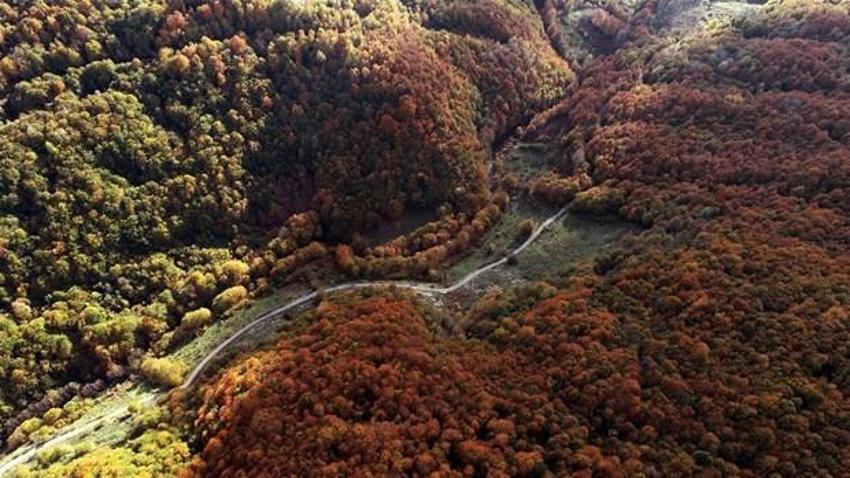 Binlerce yıllık tarihi su hattında sonbahar güzelliği