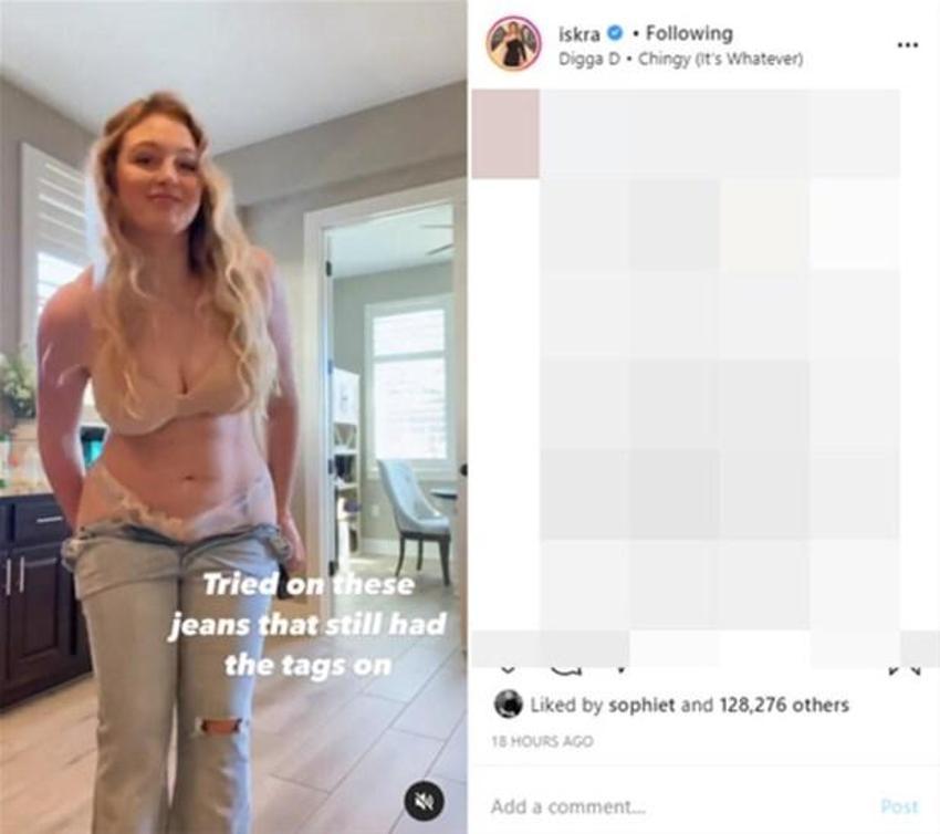 Iskra Lawrence hemcinslerine böyle seslendi: Kendinize nazik olun