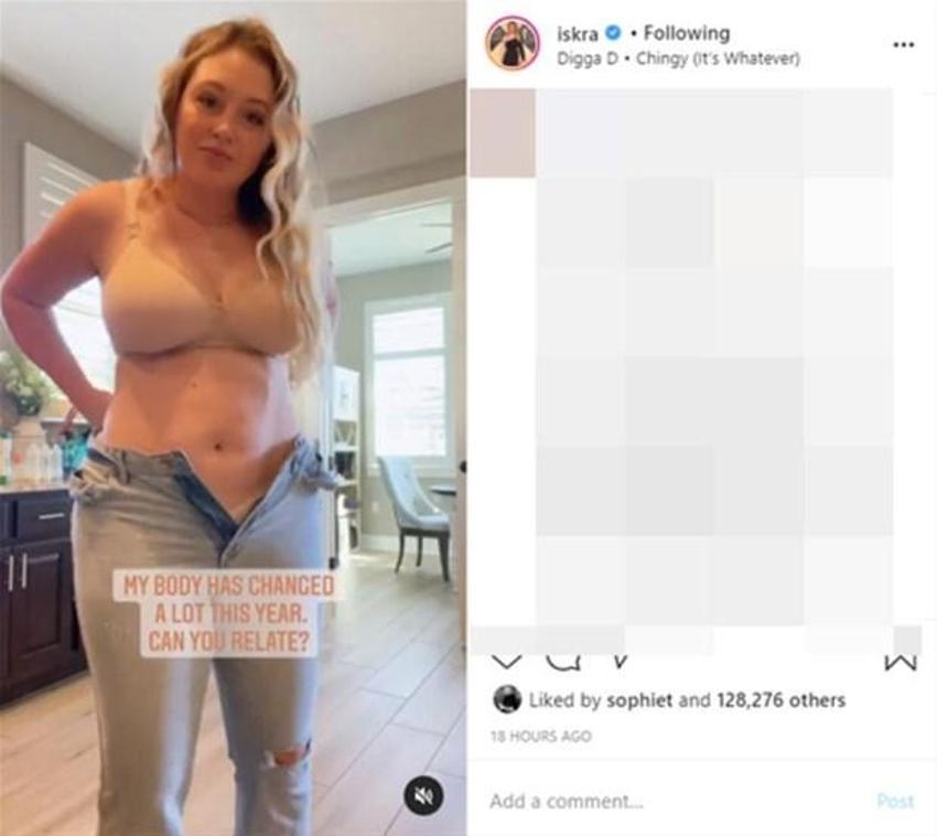 Iskra Lawrence hemcinslerine böyle seslendi: Kendinize nazik olun