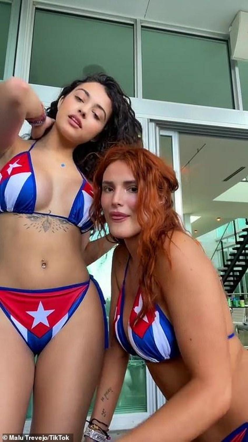 Bella Thorne durmuyor! Paylaştığı pozlar...