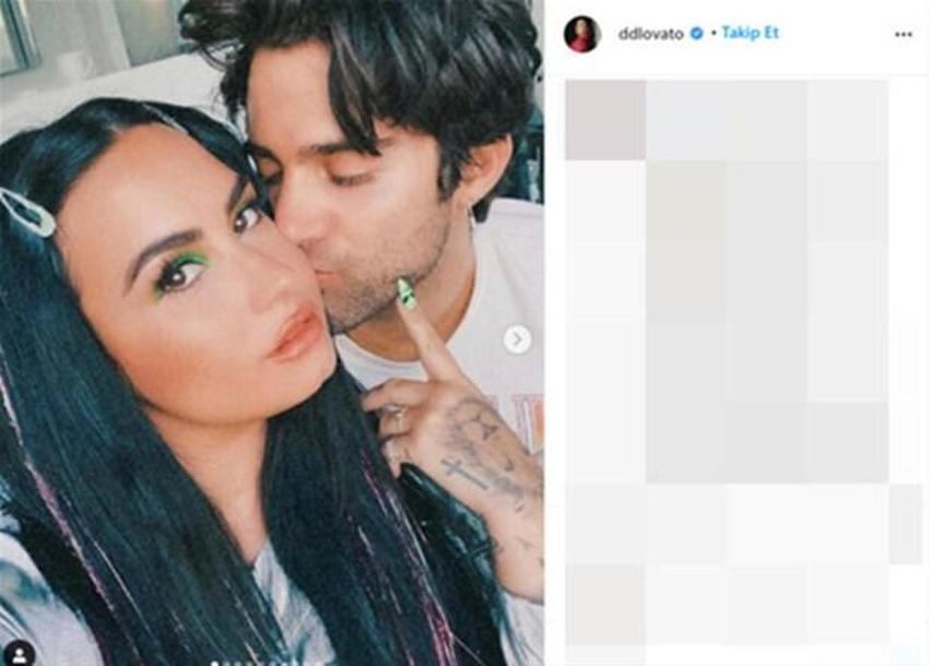 Demi Lovato nişan attı!