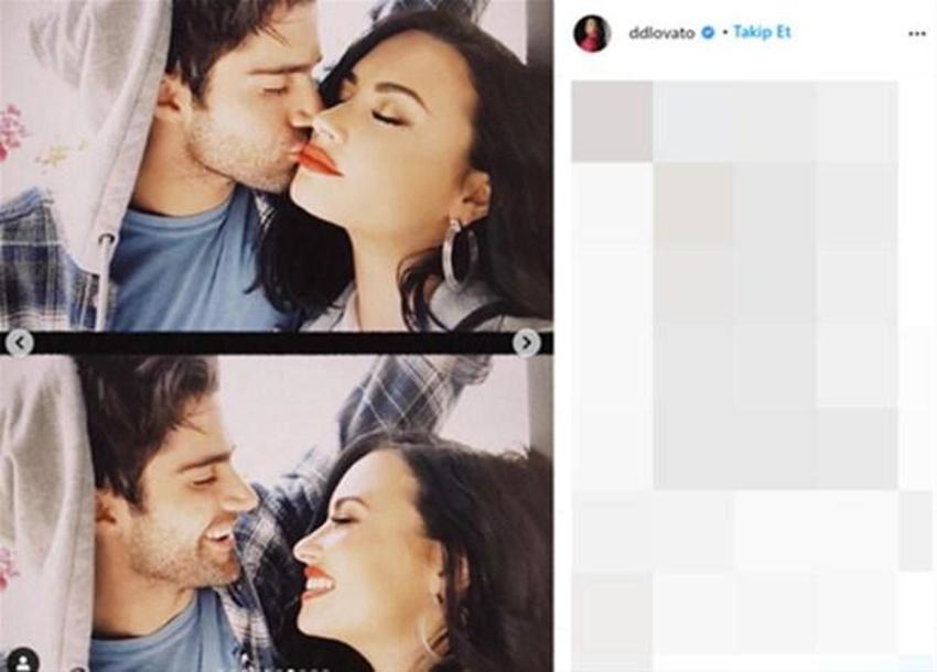 Demi Lovato nişan attı!