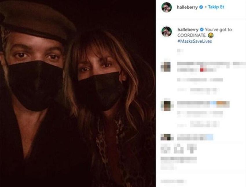 Halle Berry aşk sarhoşu