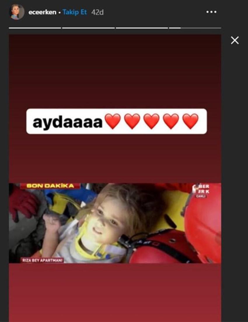Ünlülerden mucize Ayda bebek paylaşımları...