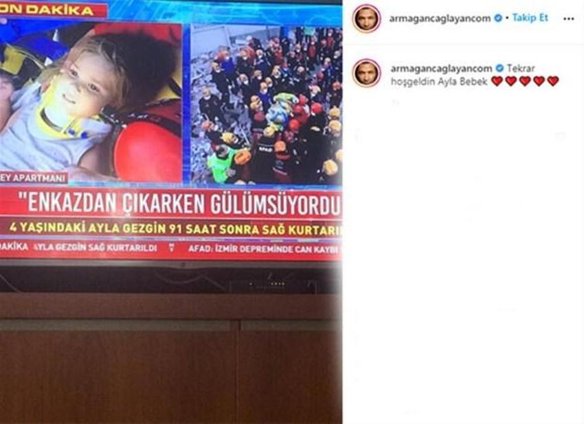 Ünlülerden mucize Ayda bebek paylaşımları...