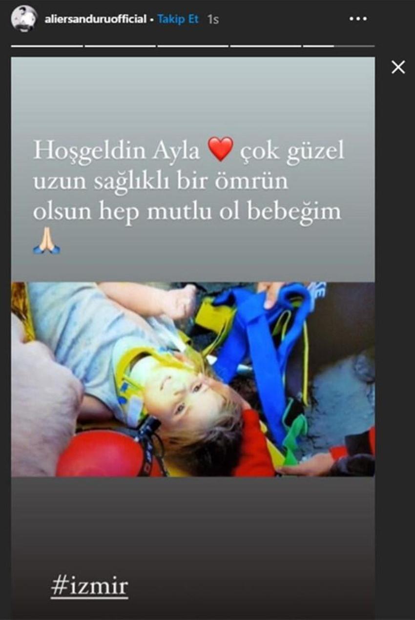 Ünlülerden mucize Ayda bebek paylaşımları...