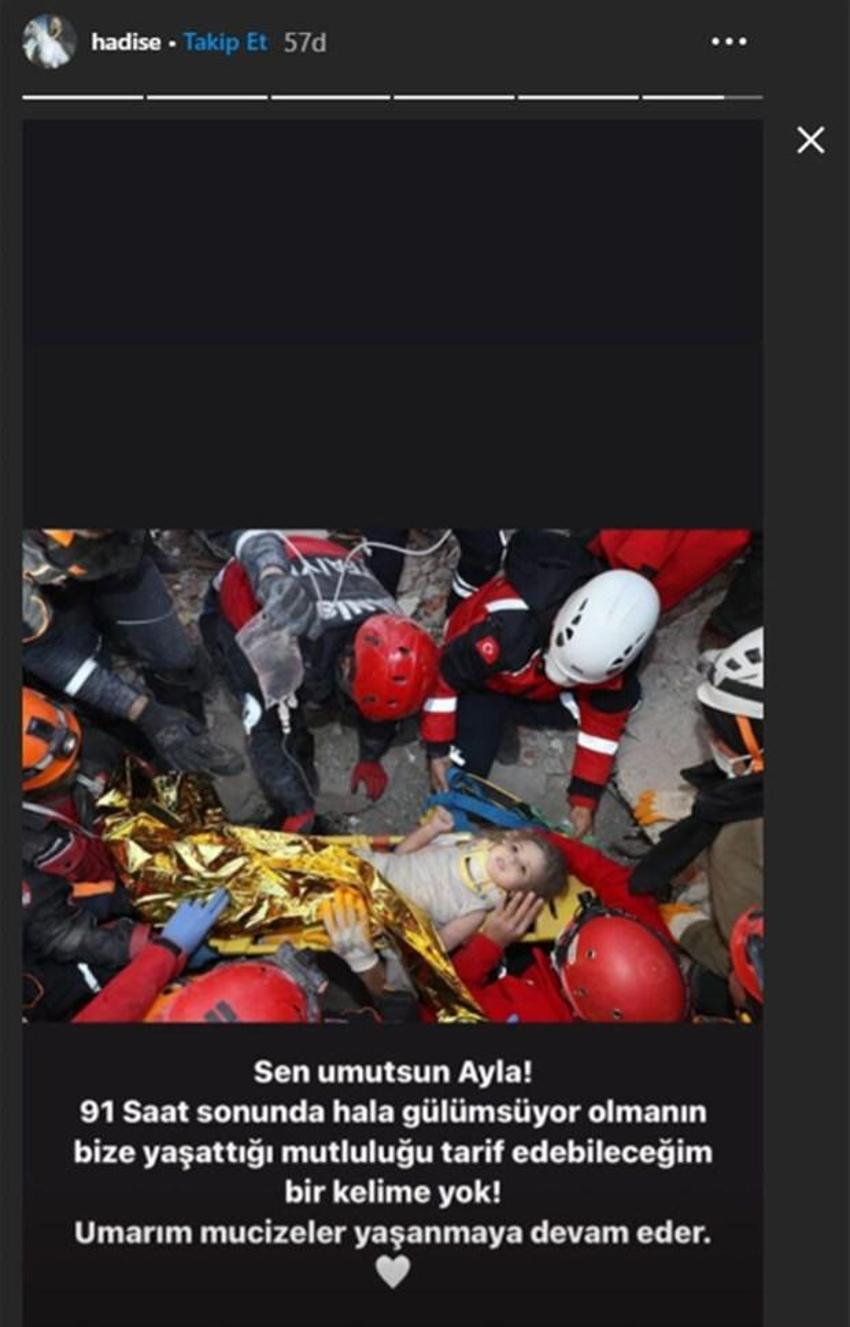 Ünlülerden mucize Ayda bebek paylaşımları...