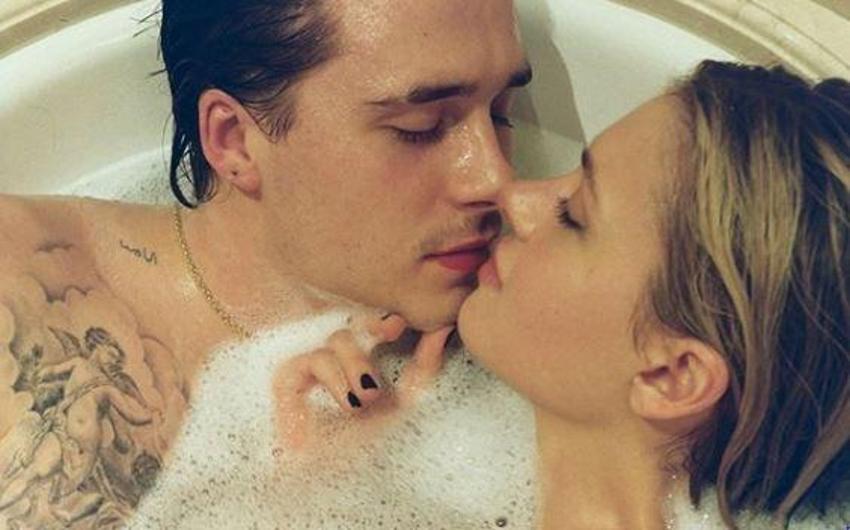 Brooklyn Beckham nişanlısıyla küvet pozlarını paylaştı: Sabırsızlanıyorum