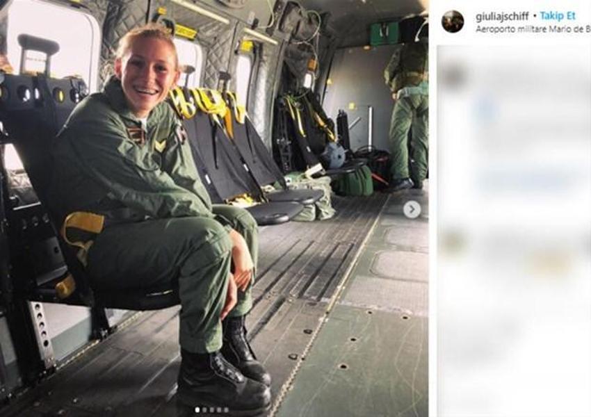 Görüntü depreme yol açtı! Kadın asker...