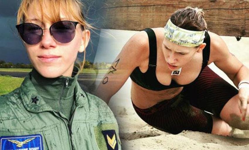 Görüntü depreme yol açtı! Kadın asker...