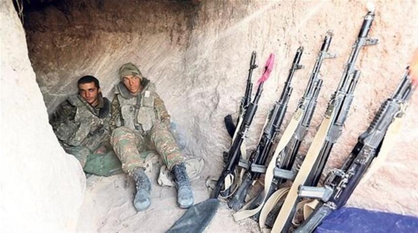 Dağlık Karabağ'da Azerbaycan Ermenistan savaşı! PKK'nın kampları deşifre oldu...