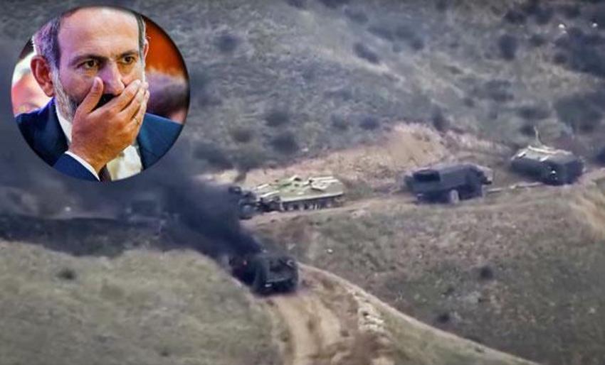 Azerbaycan Ermenistan savaşı! Son görüntüler geldi, işte yeni harita...