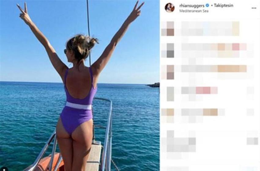 Antalya'da evlendiler! İngiliz model tatil için hep orayı tercih ediyor