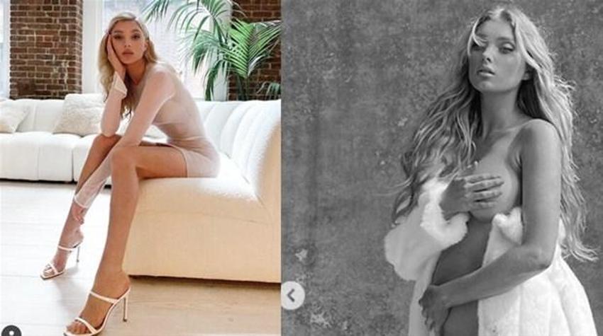 Elsa Hosk güzel haberi çıplak pozla duyurdu!