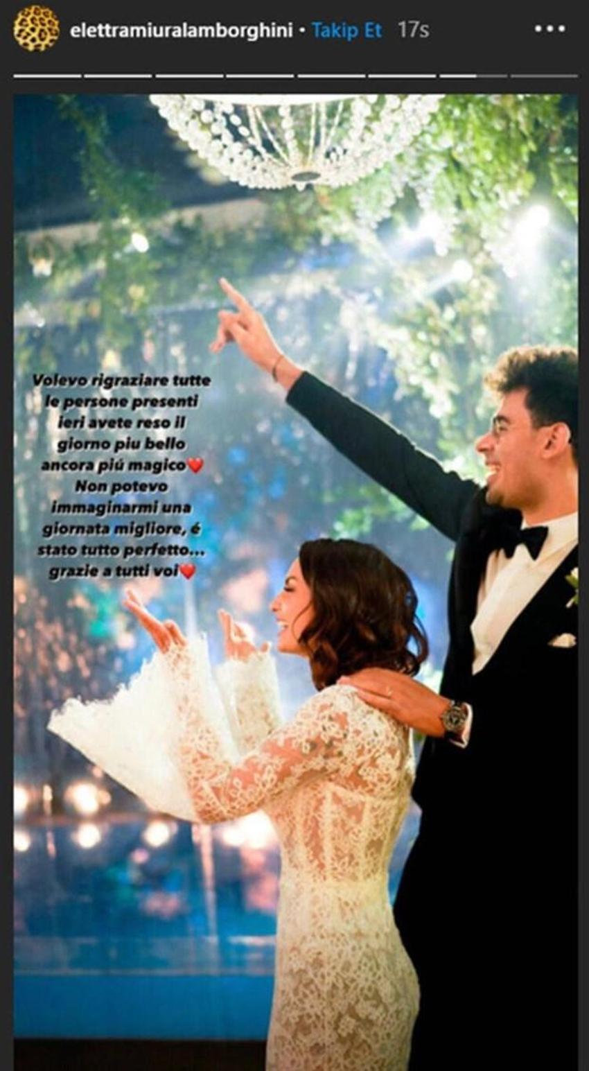 Elettra Lamborghini ile Nick van de Wall evlendi! Boy farkı...