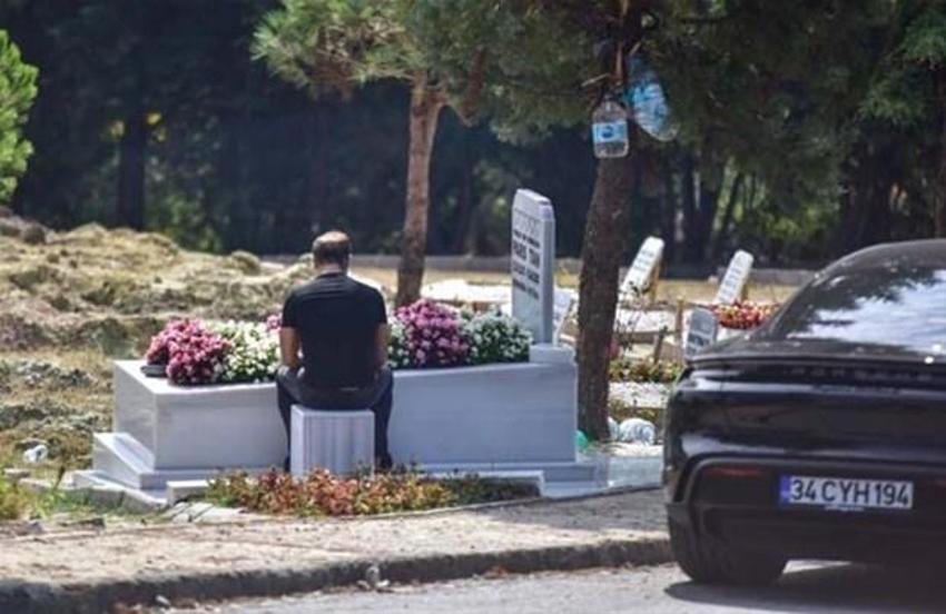 Harun Tan, oğlu Pars'ın doğum gününde mezarını ziyaret etti