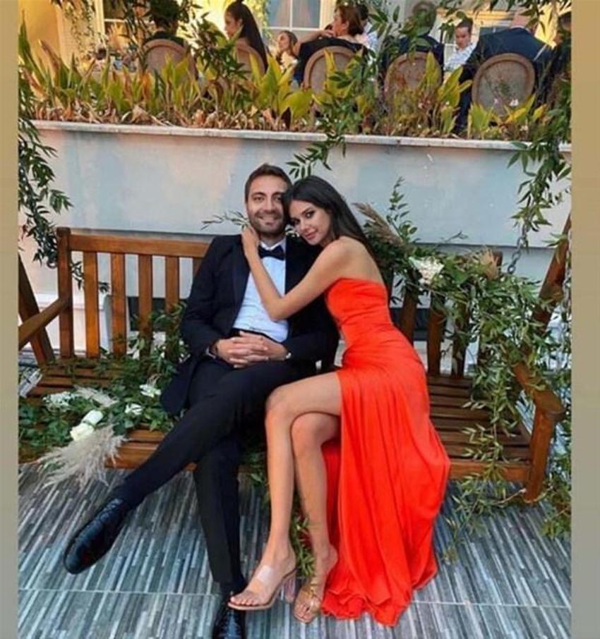 Deren Talu derin yırtmaçlı elbisesiyle Instagram'ı salladı