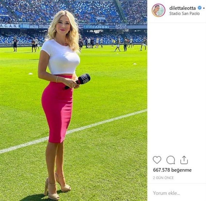 Ünlü sunucu Diletta Leotta fena yakalandı