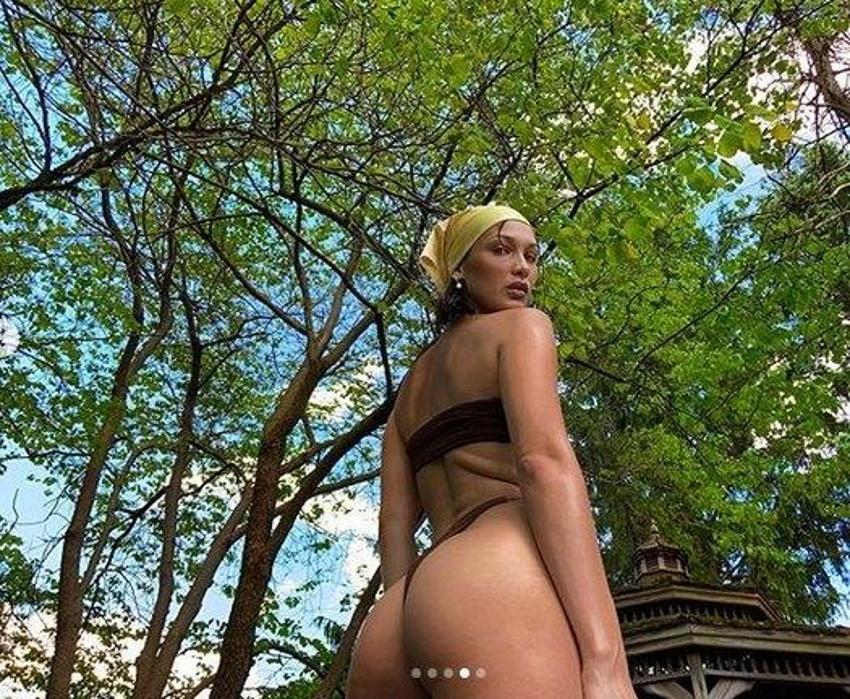 Bella Hadid'den olay paylaşım! Çıplak fotoğraf...