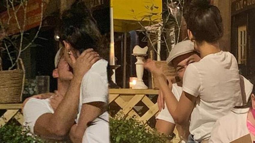 Katie Holmes bakışlarını ondan alamadı