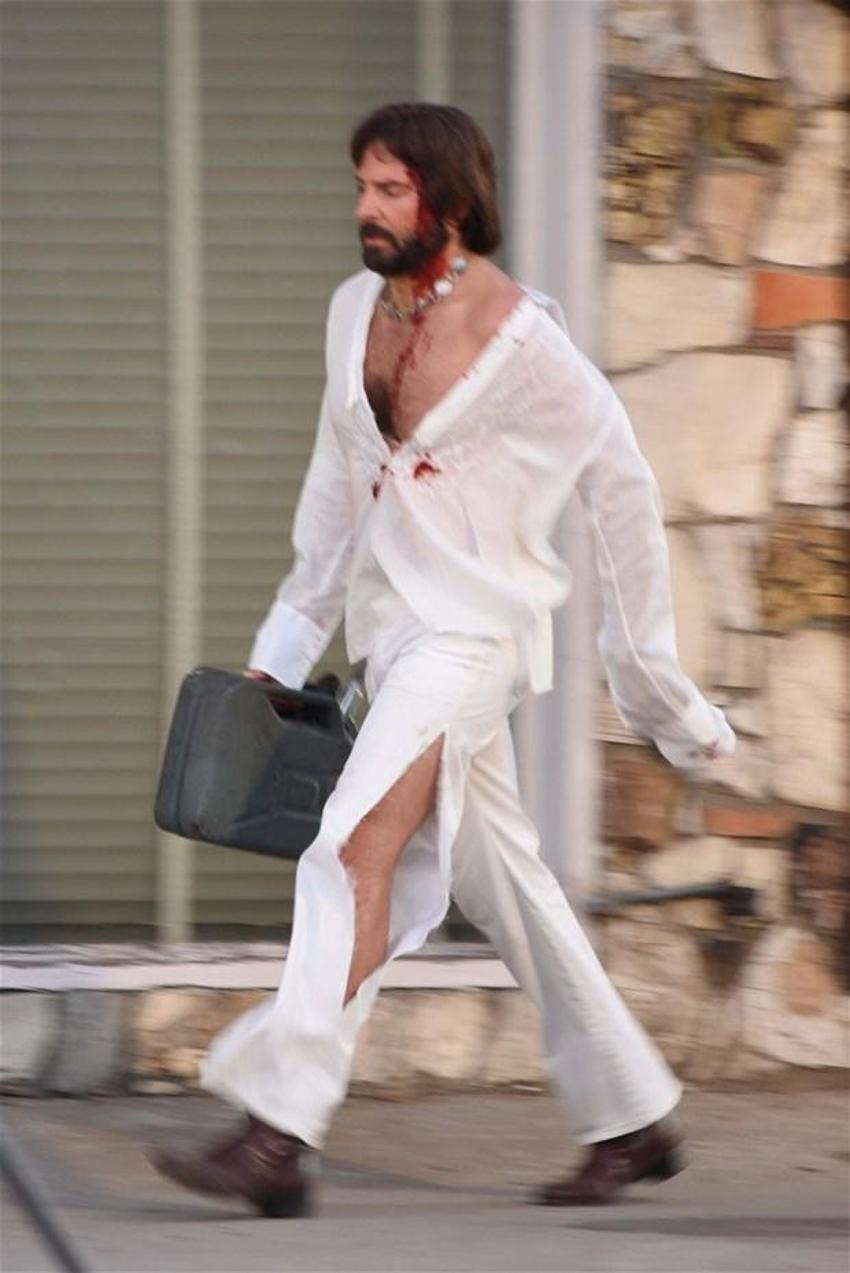 Bradley Cooper yeni filminin çekimlerinde görüntülendi