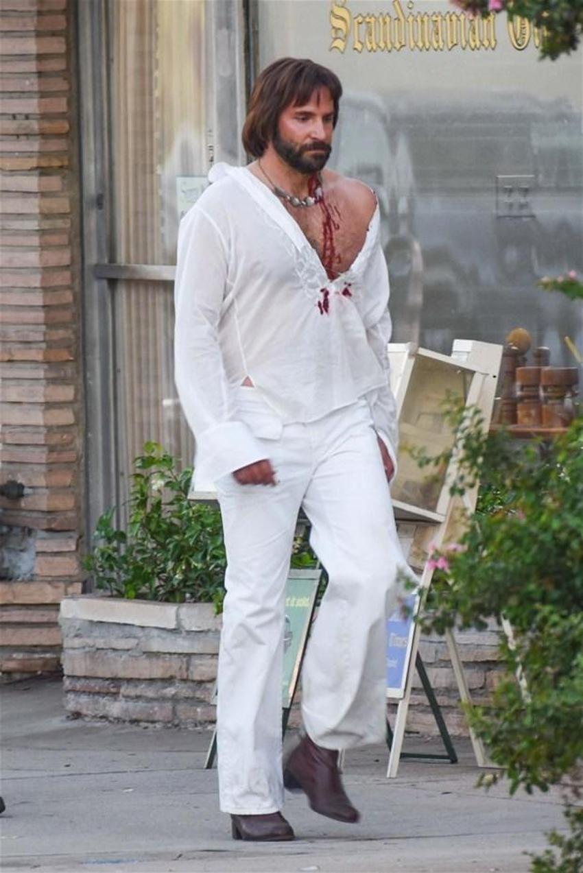 Bradley Cooper yeni filminin çekimlerinde görüntülendi