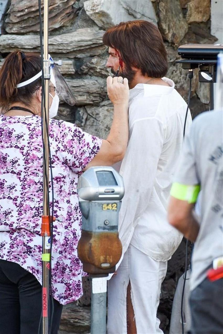 Bradley Cooper yeni filminin çekimlerinde görüntülendi