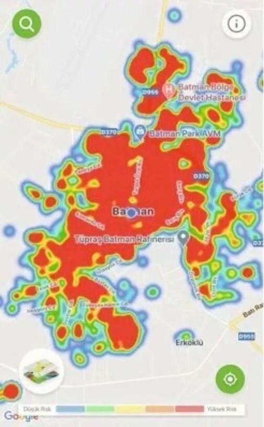 İşte corona virüsü yoğunluk haritası! 4 büyükşehirde son durum...