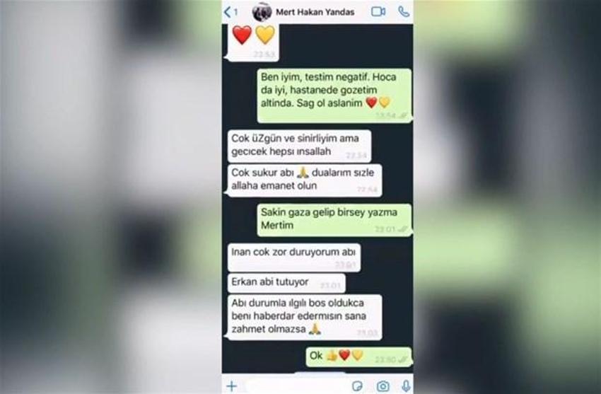 Mert Hakan Yandaş'ın WhatsApp konuşmaları ortaya çıktı! Galatasaray itirafı...