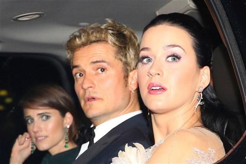 Katy Perry'nin karnı burnunda!