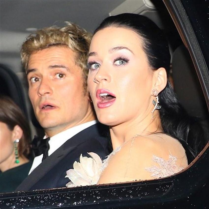 Katy Perry'nin karnı burnunda!