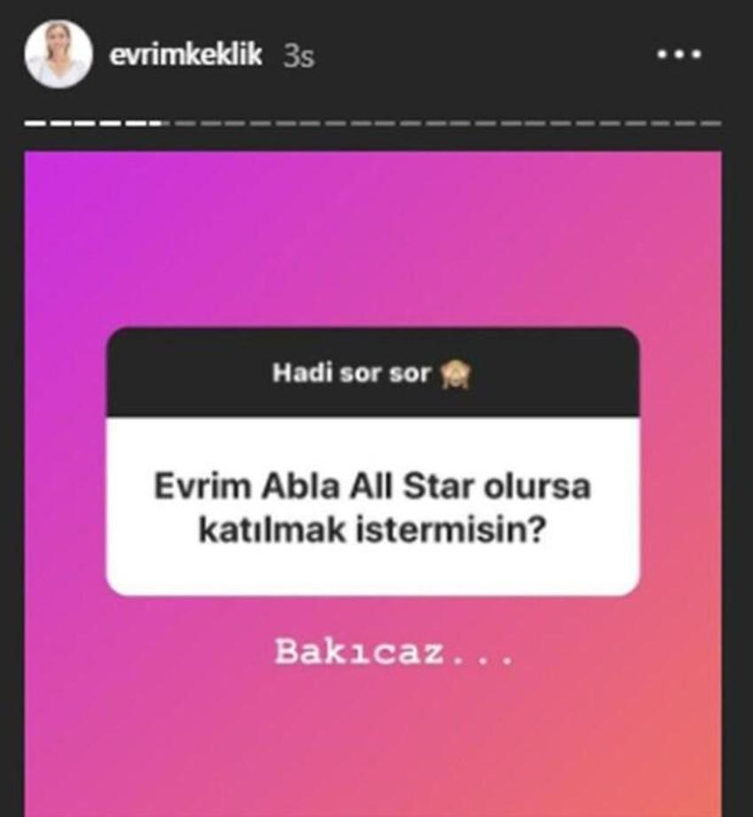 Evrim Keklik'ten Survivor All Star sorusuna cevap verdi!