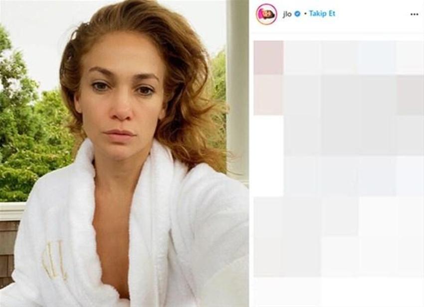 JLO'dan makyajsız paylaşım!