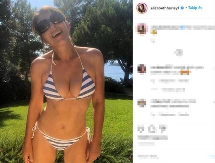 Elizabeth Hurley nerede olduğunu sır gibi saklıyor!