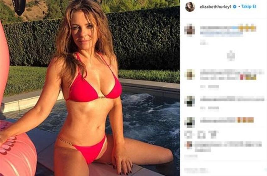 Elizabeth Hurley nerede olduğunu sır gibi saklıyor!