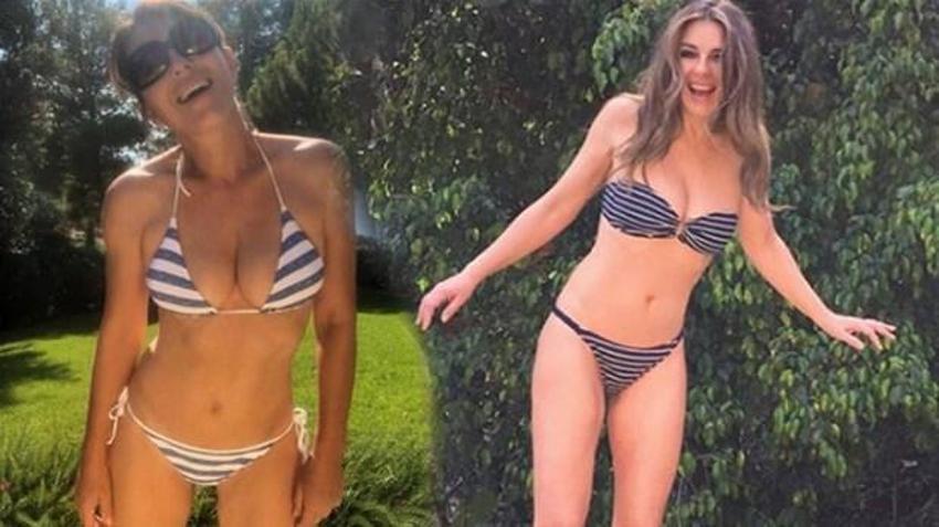 Elizabeth Hurley nerede olduğunu sır gibi saklıyor!