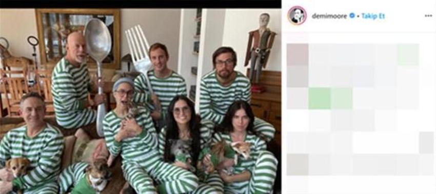 Demi Moore banyoyu ofise çevirdi!