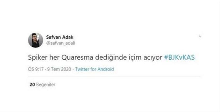 Quaresma - Caner Erkin eşleşmesi sosyal medyayı salladı!