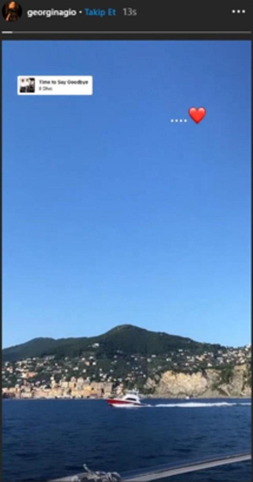 Cristiano Ronaldo'nun sevgilisi Georgina Rodriguez'den dikkat çeken paylaşım!